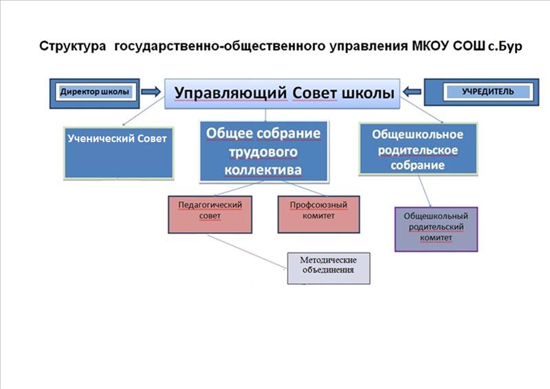 Структура государственно-общественного управления.